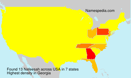 Surname Nafeesah in USA Surname Nafeesah in USA