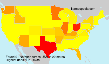 Surname Nafzger in USA Surname Nafzger in USA