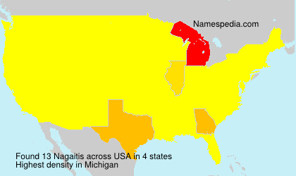 Surname Nagaitis in USA