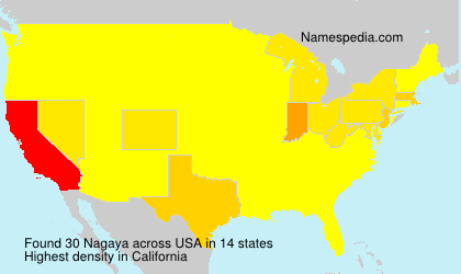 Surname Nagaya in USA