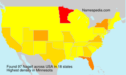 Surname Nagell in USA Surname Nagell in USA