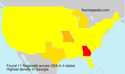 Surname Nagireddi in USA Surname Nagireddi in USA
