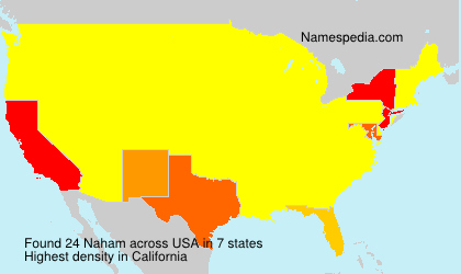 Surname Naham in USA Surname Naham in USA