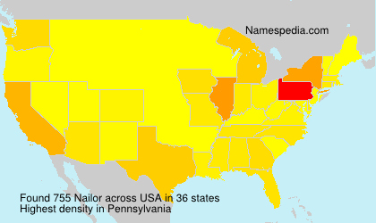 Surname Nailor in USA Surname Nailor in USA