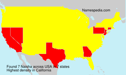 Surname Naisha in USA Surname Naisha in USA
