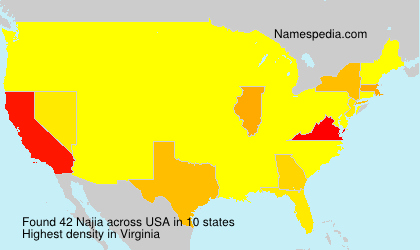 Surname Najia in USA Surname Najia in USA