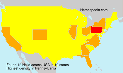 Surname Najid in USA Surname Najid in USA
