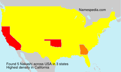 Surname Nakashi in USA Surname Nakashi in USA