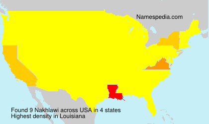 Surname Nakhlawi in USA Surname Nakhlawi in USA