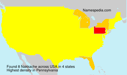 Surname Nakkache in USA Surname Nakkache in USA