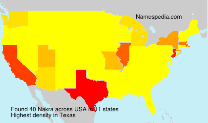 Surname Nakra in USA Surname Nakra in USA