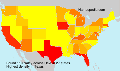 Surname Naley in USA Surname Naley in USA