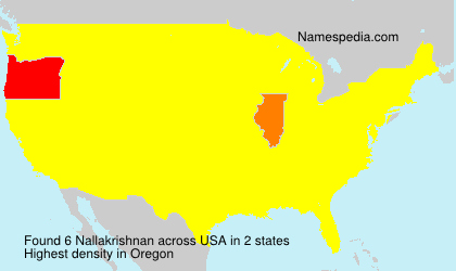 Surname Nallakrishnan in USA Surname Nallakrishnan in USA
