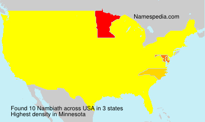 Surname Nambiath in USA Surname Nambiath in USA