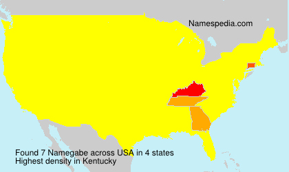 Surname Namegabe in USA Surname Namegabe in USA