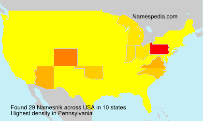 Surname Namesnik in USA Surname Namesnik in USA