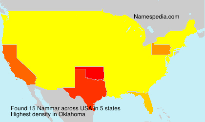 Surname Nammar in USA Surname Nammar in USA