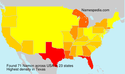 Surname Namon in USA Surname Namon in USA