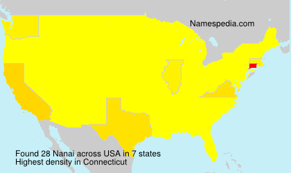 Surname Nanai in USA Surname Nanai in USA