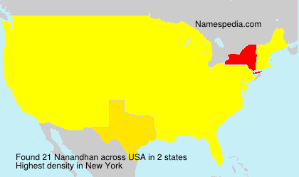 Surname Nanandhan in USA Surname Nanandhan in USA