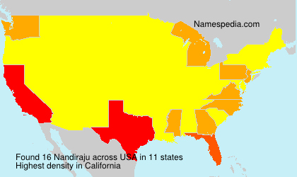 Surname Nandiraju in USA Surname Nandiraju in USA