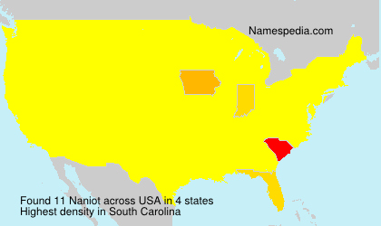Surname Naniot in USA Surname Naniot in USA