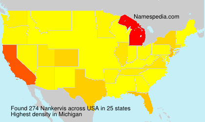 Surname Nankervis in USA Surname Nankervis in USA