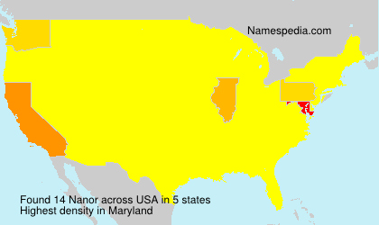 Surname Nanor in USA Surname Nanor in USA