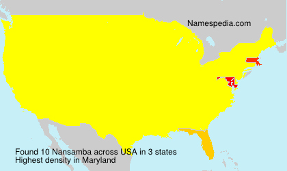 Surname Nansamba in USA Surname Nansamba in USA