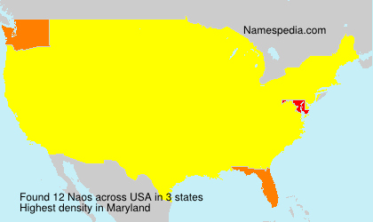 Surname Naos in USA Surname Naos in USA