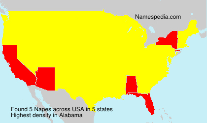 Surname Napes in USA Surname Napes in USA