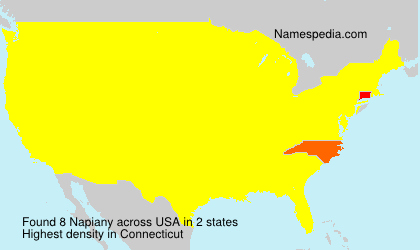 Surname Napiany in USA Surname Napiany in USA