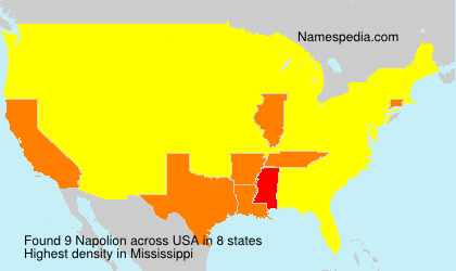 Surname Napolion in USA Surname Napolion in USA