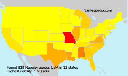 Surname Nappier in USA Surname Nappier in USA