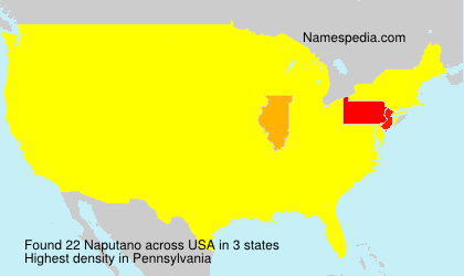 Surname Naputano in USA Surname Naputano in USA