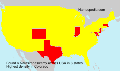 Surname Narasimhaswamy in USA Surname Narasimhaswamy in USA