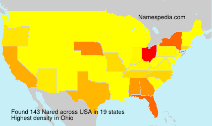 Surname Nared in USA Surname Nared in USA