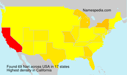 Surname Nari in USA Surname Nari in USA