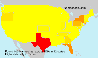 Surname Narinesingh in USA Surname Narinesingh in USA