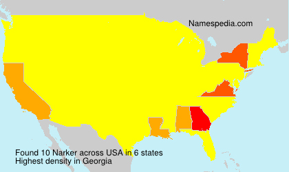 Surname Narker in USA Surname Narker in USA