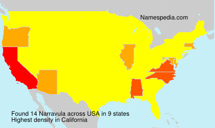Surname Narravula in USA Surname Narravula in USA