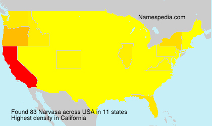 Surname Narvasa in USA Surname Narvasa in USA