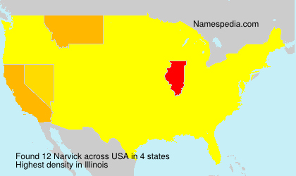 Surname Narvick in USA Surname Narvick in USA