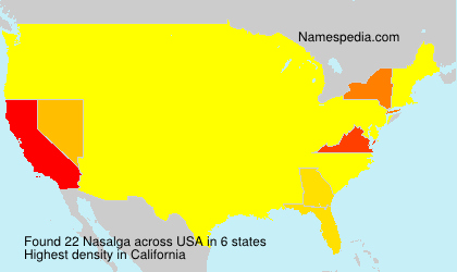 Surname Nasalga in USA Surname Nasalga in USA