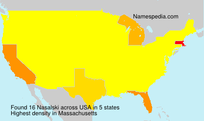 Surname Nasalski in USA Surname Nasalski in USA