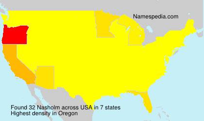 Surname Nasholm in USA Surname Nasholm in USA