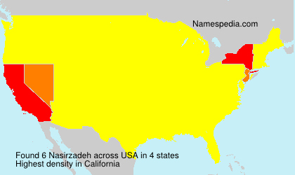 Surname Nasirzadeh in USA Surname Nasirzadeh in USA