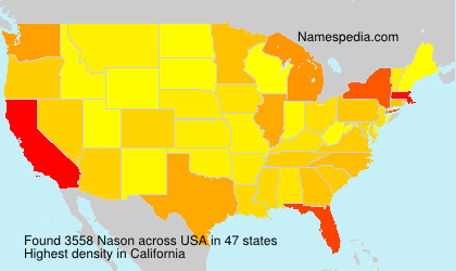 Surname Nason in USA