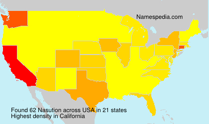 Surname Nasution in USA Surname Nasution in USA