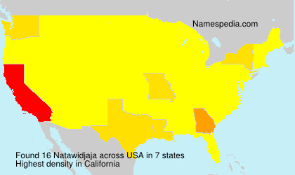Surname Natawidjaja in USA Surname Natawidjaja in USA